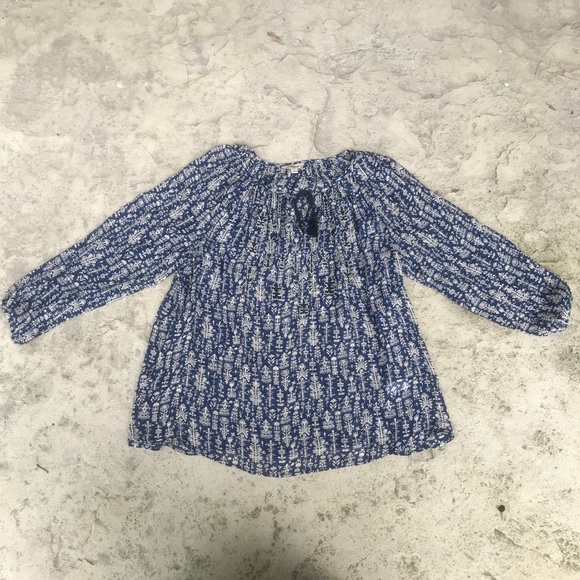 Lucky Brand Peasant Top - Picture 1 of 3